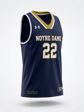 Under Armour Notre Dame Navy Basketball Jersey #22 #goirish #ndbasketball